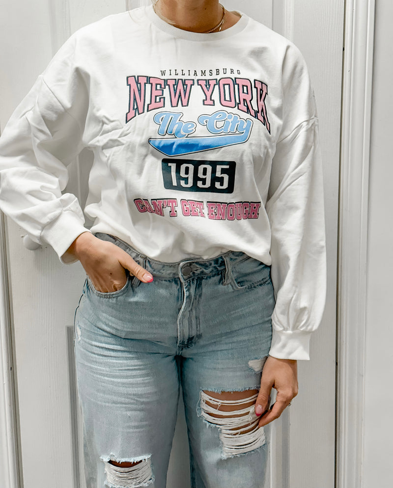 New York Sweater in White