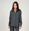 The Sherlyn Button Front Shirt In Thunder