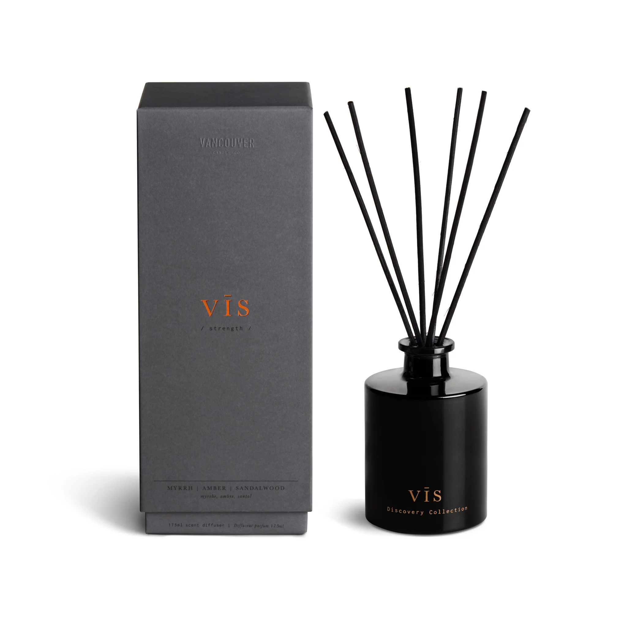 VIS (strength) diffuser | myrrh, amber, sandalwood 175ml