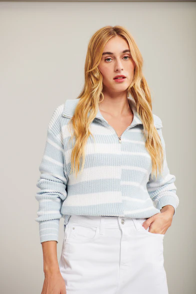 The Wyatt Sweater In High Tide – Krush Clothing Boutique