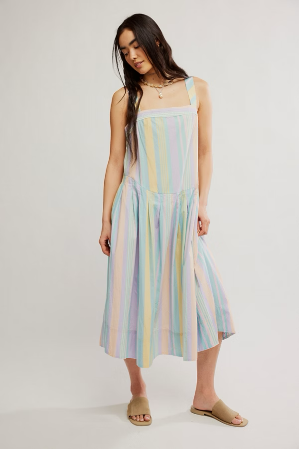 Primavera Stripe Midi | Pastel Combo Krush Clothing Boutique Primavera Stripe Midi | Pastel Combo Krush Clothing Boutique