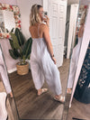 Crinkle Jumpsuit In Lilac