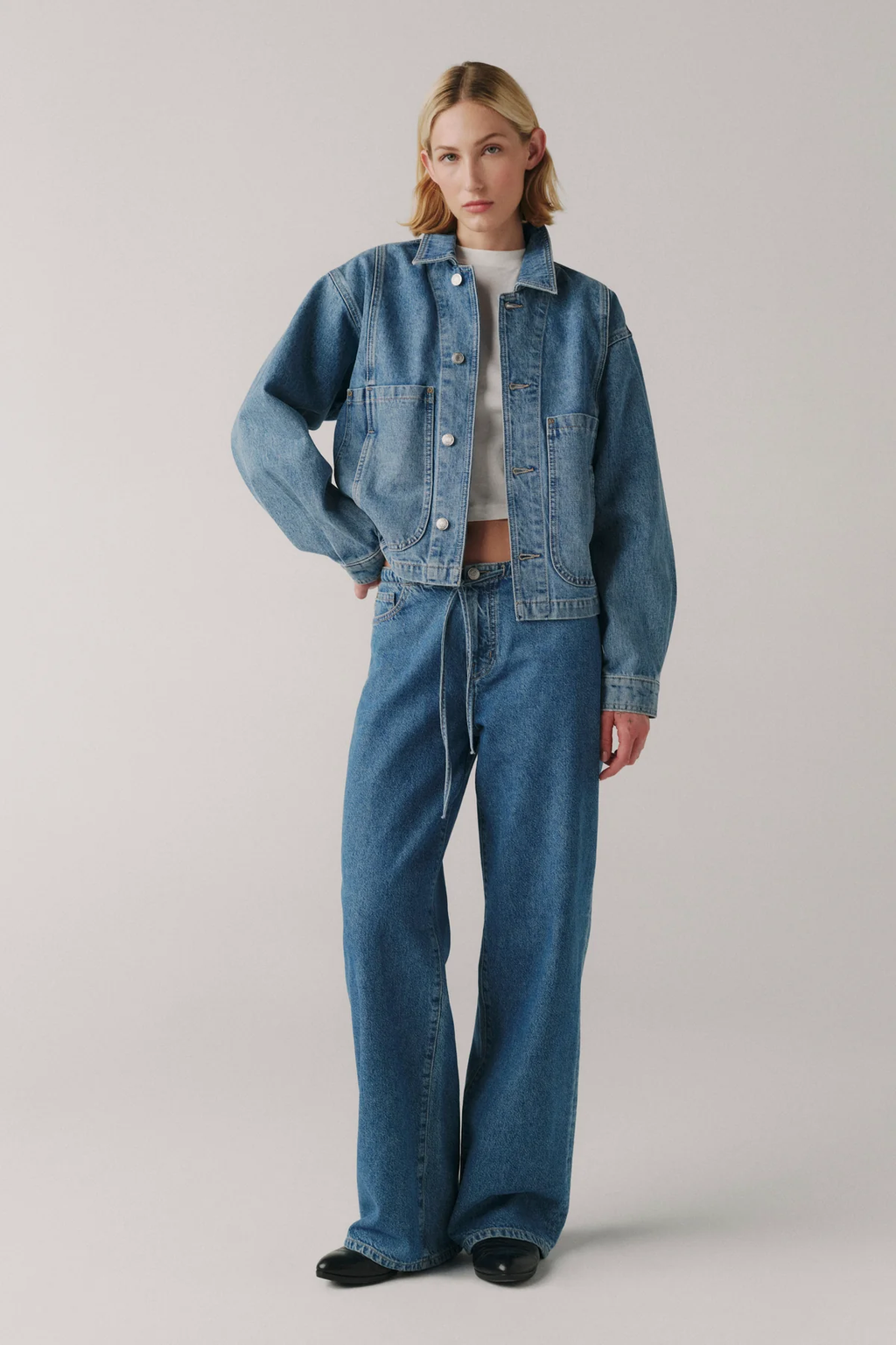 完売品CREDONA TWO POCKET DENIM JACKET CPM Denim Jacket | Cleo – Krush Clothing Boutique