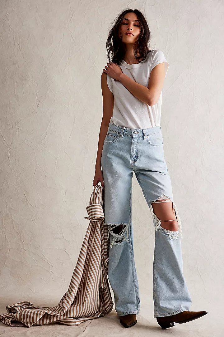 We The Free Tinsley Baggy High-Rise Jeans