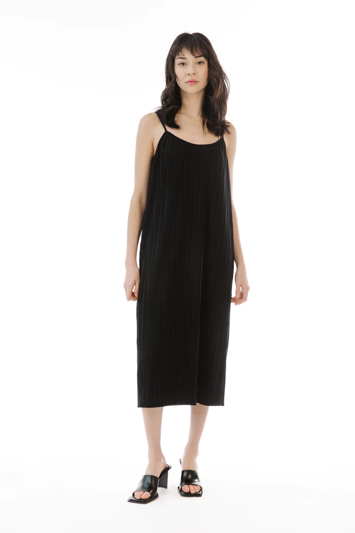 Pleated slip clearance dress