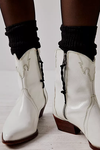 New Western Frontier Boot In Paten White