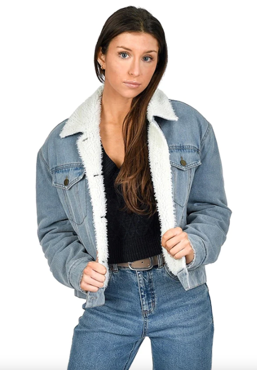 Sheepskin 2025 denim jacket