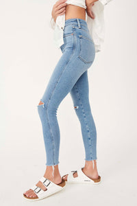 Raw High Rise Jegging In Sweet Blue