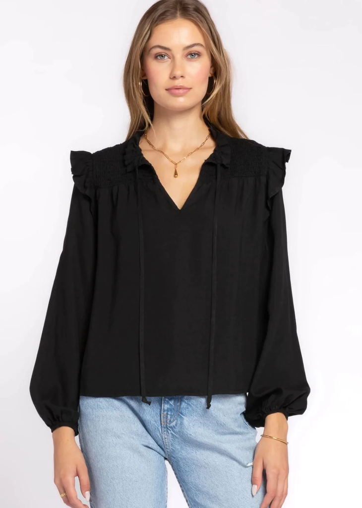 Penelope Blouse in Black