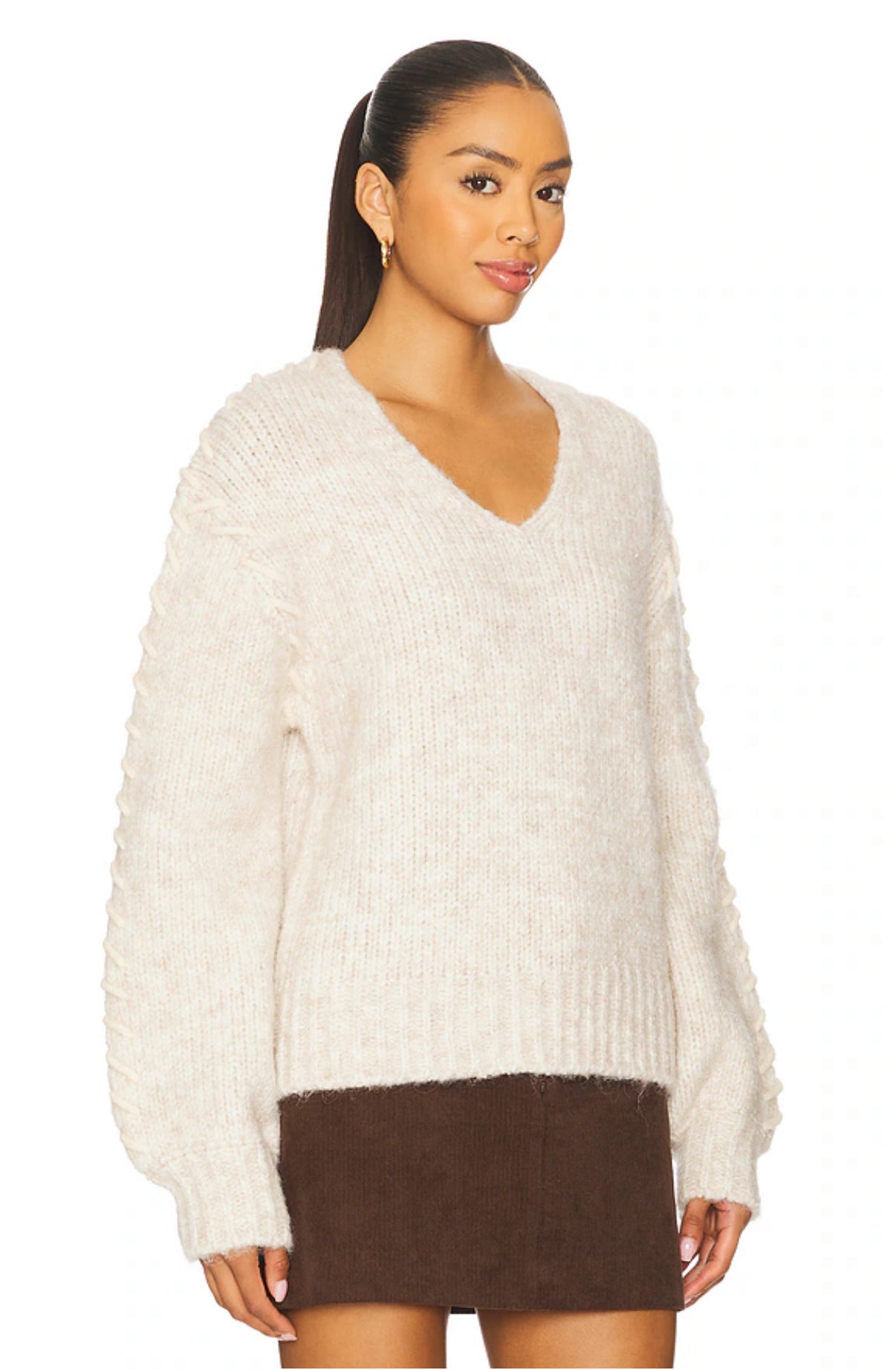 Maddy Pullover in Cafe Au Lait
