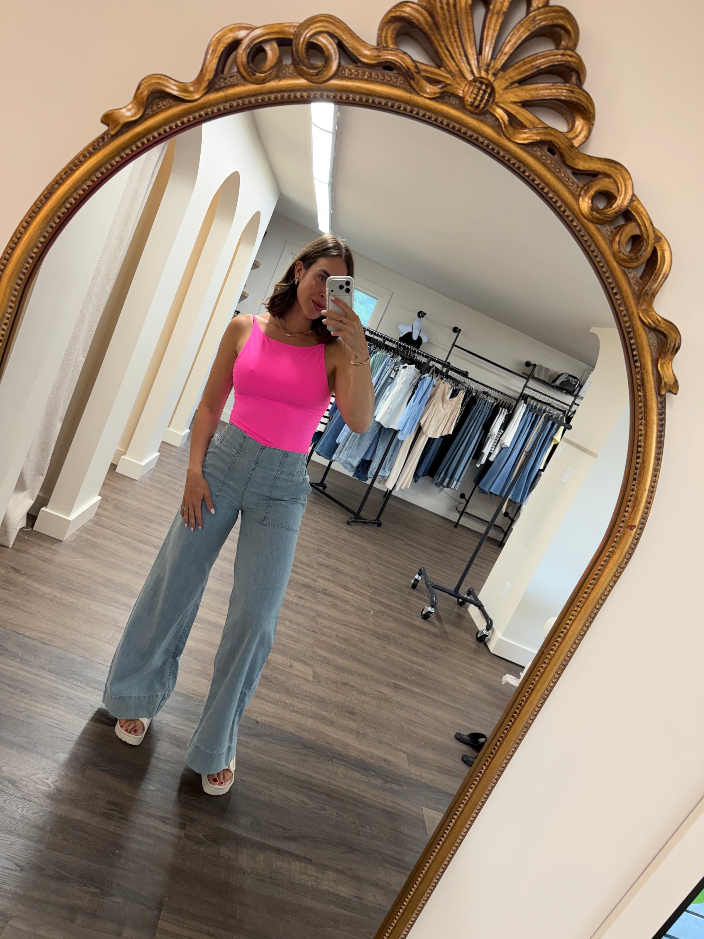 The Round Two Cami | Neon Pink