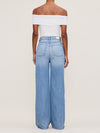 Hepburn Wide Leg High Rise 32" Jeans in River Bank