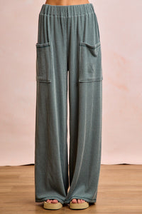 Miranda Rib Set in Dark Sage