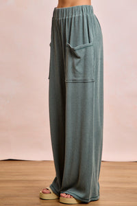 Miranda Rib Set in Dark Sage
