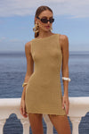 Ariya Mini Dress in Gold