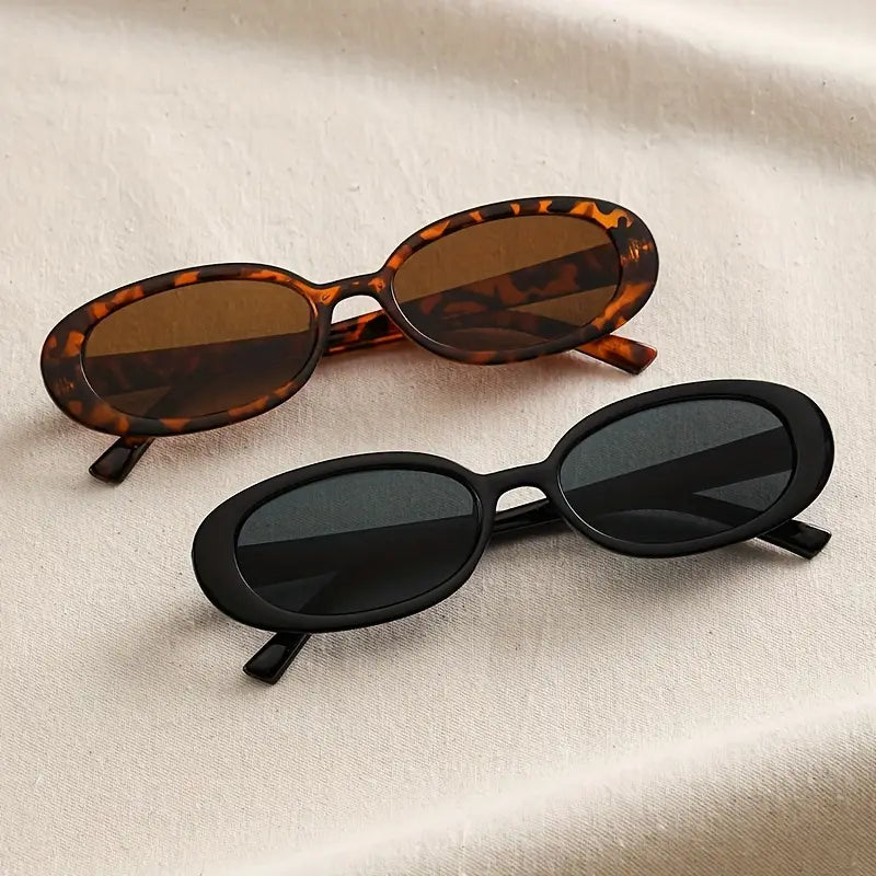 Oval Small Frame Sunglasses in Tortoise