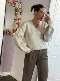 Maddy Pullover in Cafe Au Lait