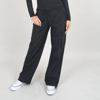 Stacia Cargo Pocket Pant in Black