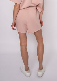 Senza Soft Knit Shorts | Shell Pink