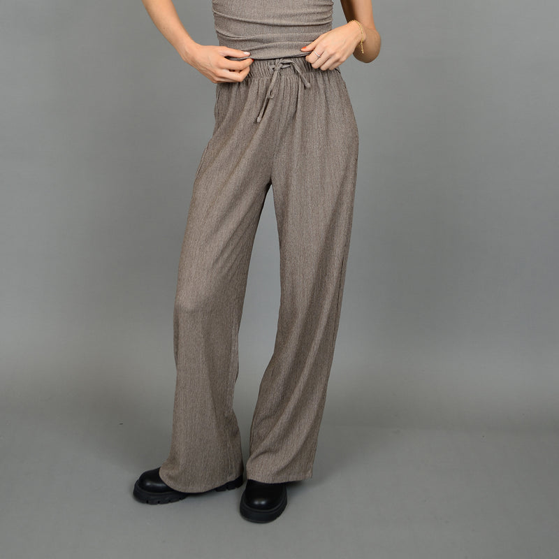 Pauleena Pant in Taupe Twist