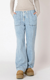 Andie Denim Pant in Washed Blue