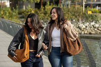 Kate Weave Suede Slouchy Bag | Two Colours