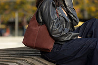 Claude Suede Shoulder Bag | Two Colours