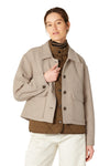 Woolen01 Jacket in Beige