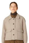 Woolen01 Jacket in Beige