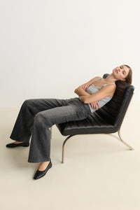 NCE Wide Leg Jean in Overcast