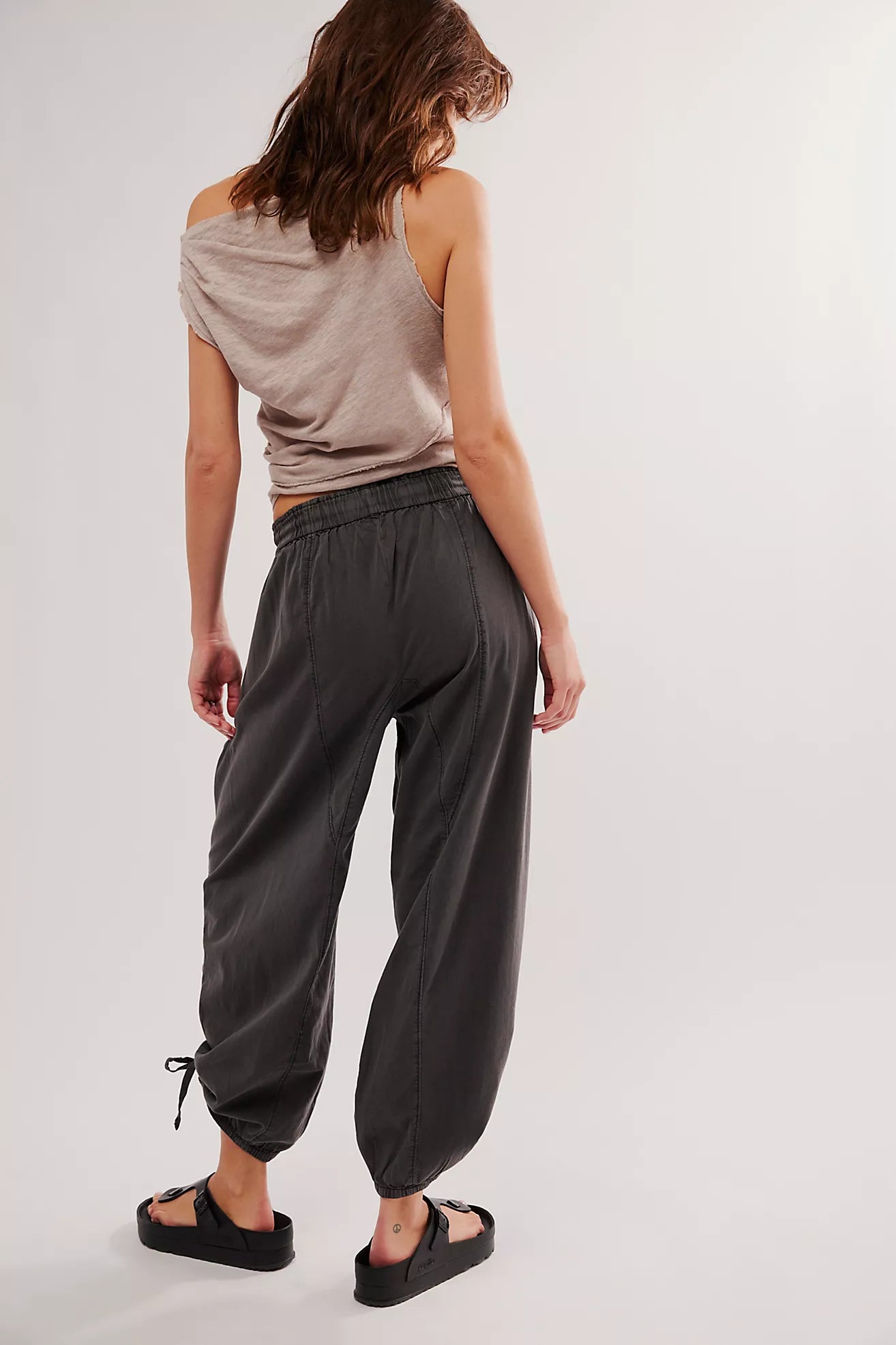 Hadley Poplin Pant in Black