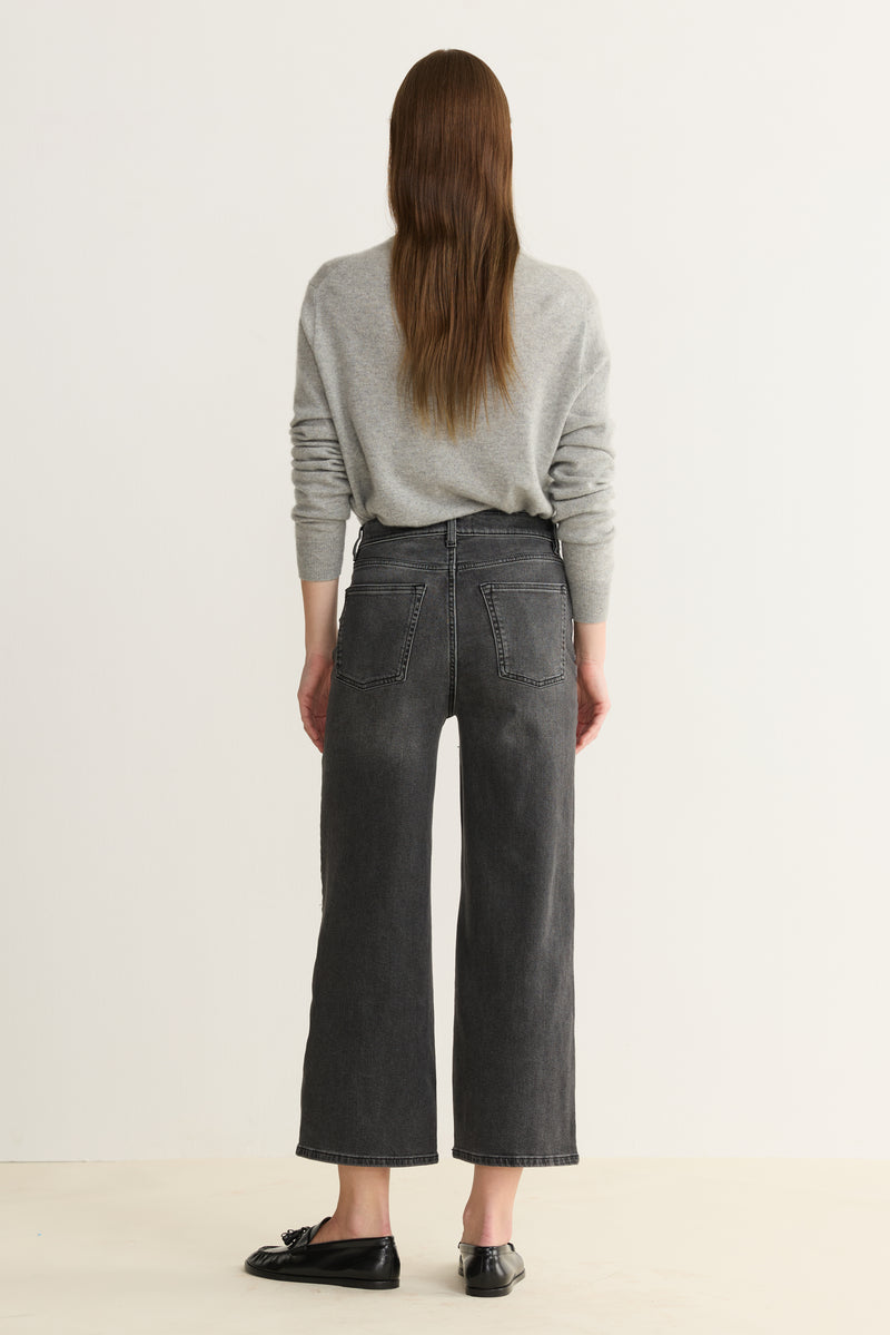 NCE Wide Leg Jean in Overcast