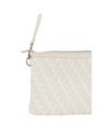 Bag08CB Crossbody Bag in Milk Creme Metallic White