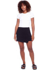 Asymmetrical Skort in Black