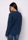 Aridane Knit Sweater in Blue Merle