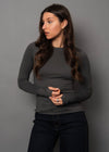 Hira Long Sleeve in Dark Charcoal
