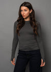 Hira Long Sleeve in Dark Charcoal