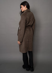 Cassiopeia Shawl Collar Wrap Coat