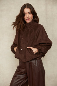Mia Faux Suede Jacket