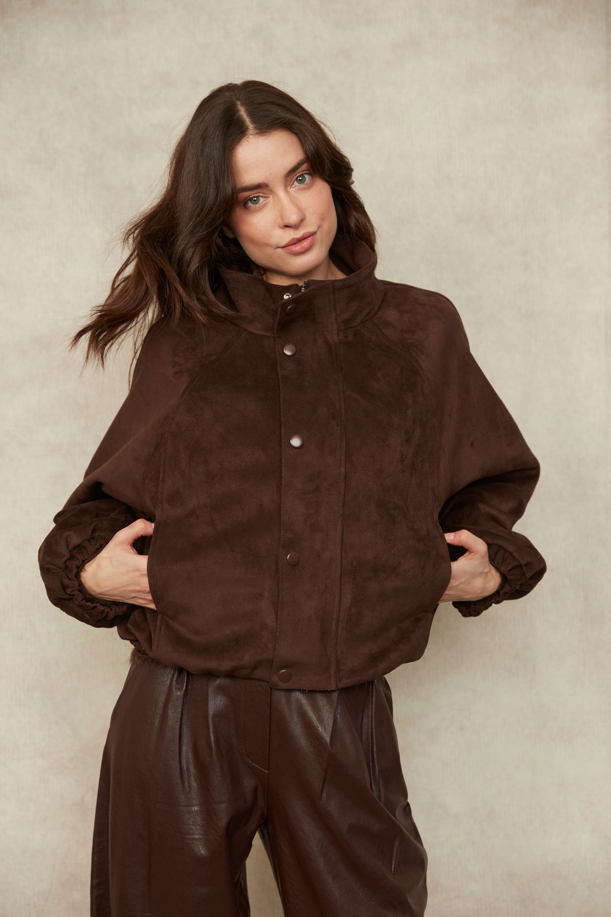 Mia Faux Suede Jacket