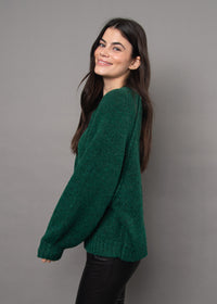 Soundarya Crew Neck in Forest