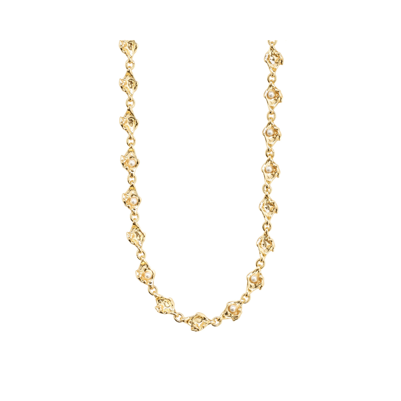 INAYA Recycled Necklace Gold Plated