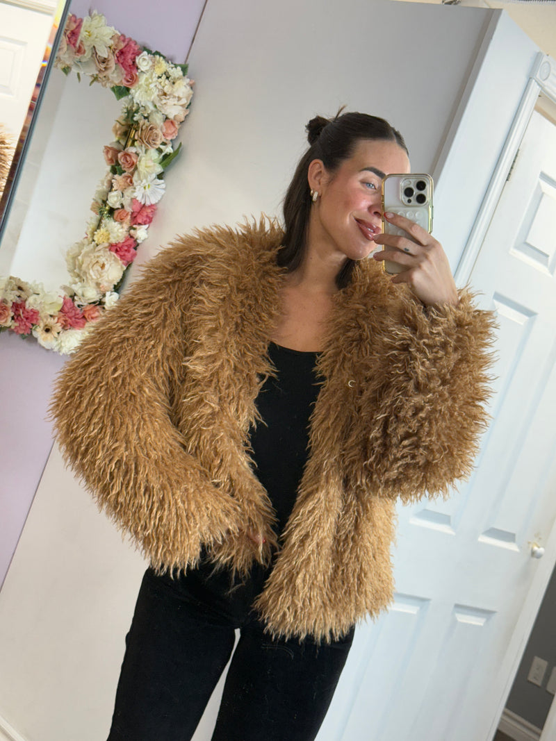 Alfie Jacket in Camel