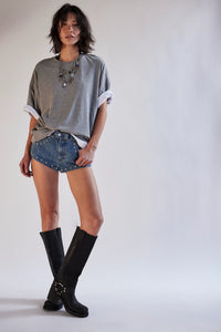 Perfect Oversized Tee in Grey