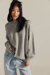 Palm Springs Pullover in Heather Grey