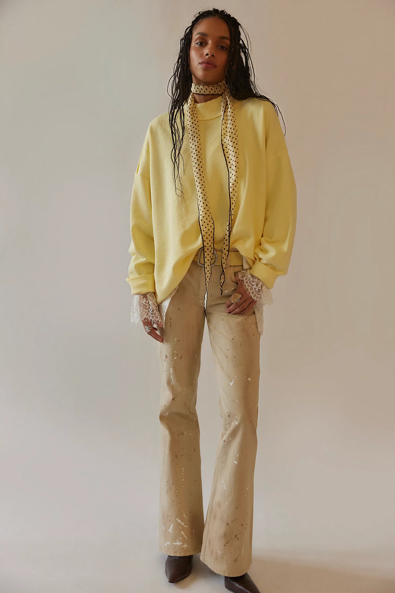 Palm Springs Pullover in Banana Cream