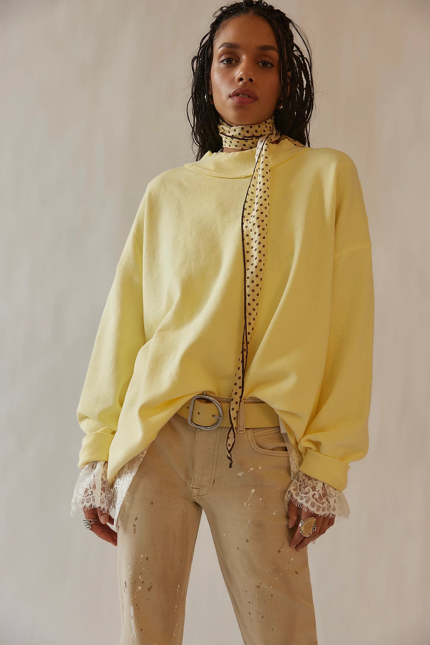 Palm Springs Pullover in Banana Cream