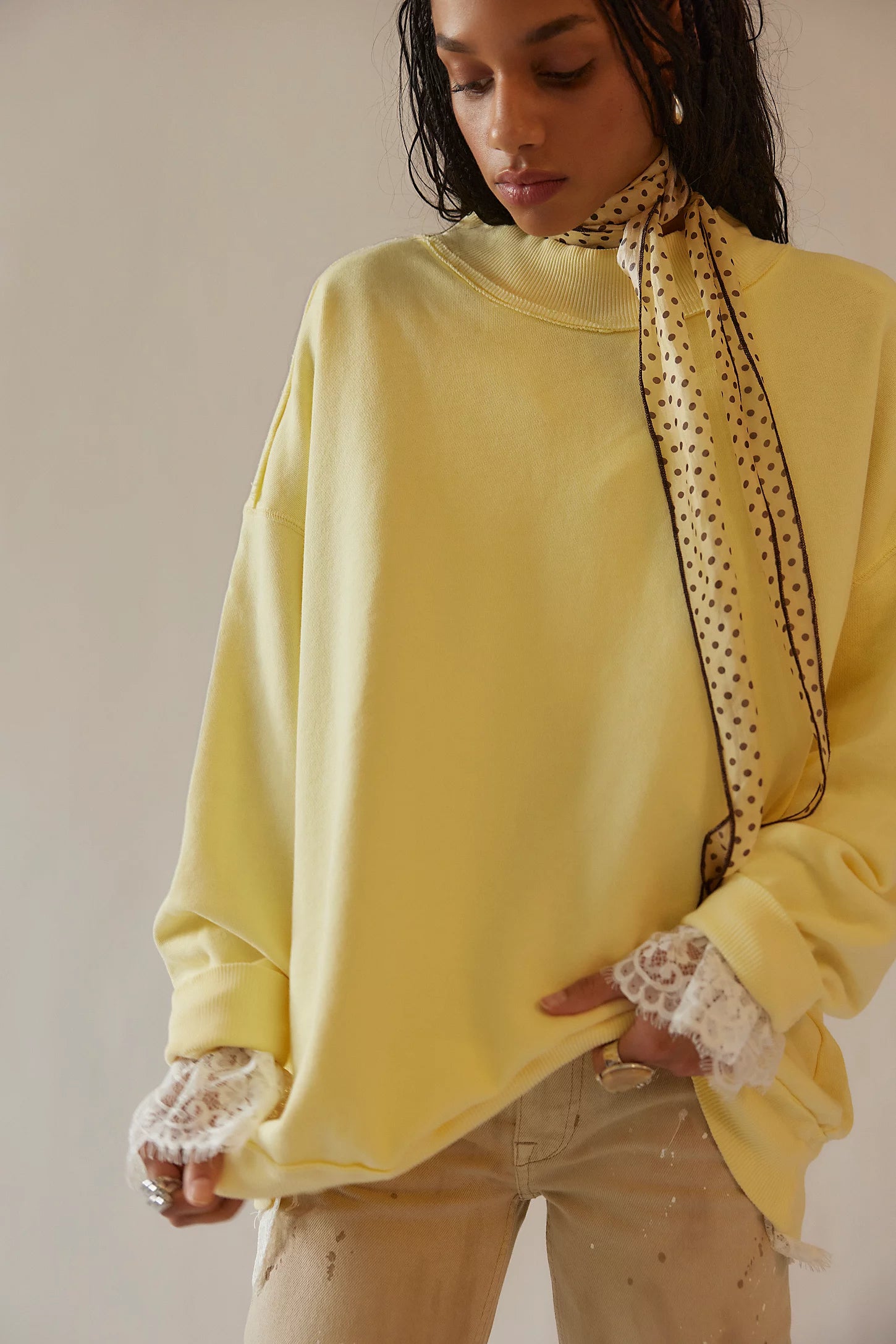 Palm Springs Pullover in Banana Cream