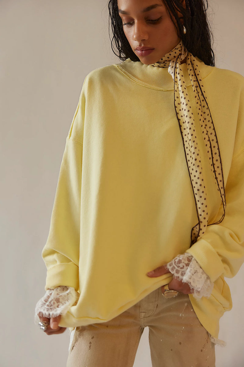 Palm Springs Pullover in Banana Cream