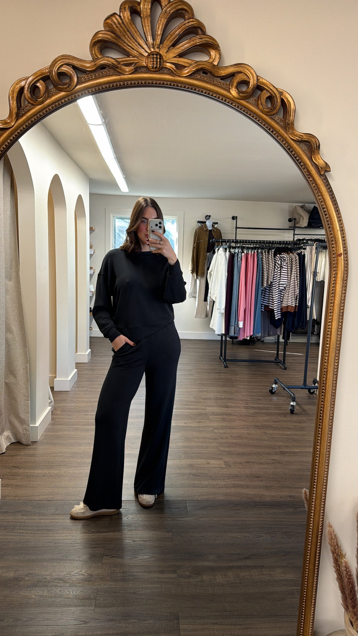 Wide Leg Pant | Black
